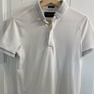 Abercrombie Super Slim Tipped Polo Small